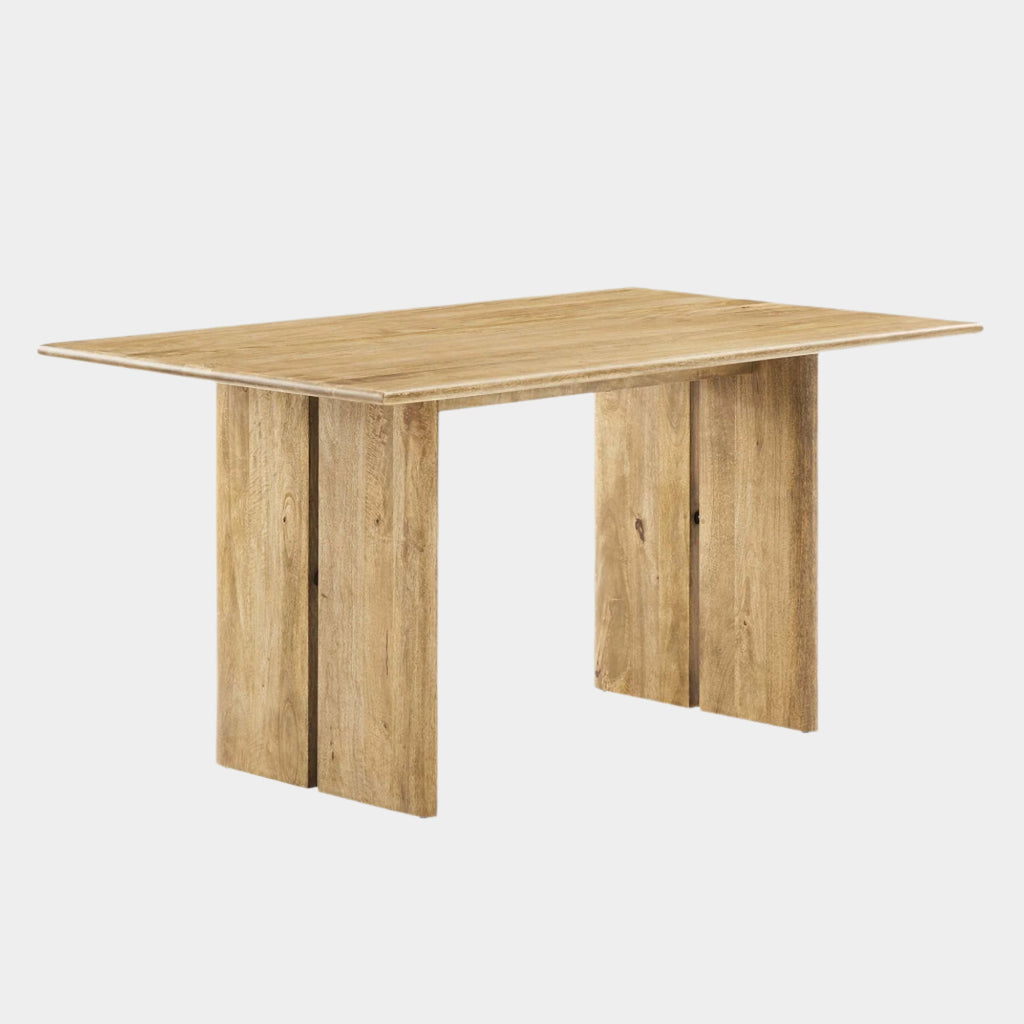 Amistad 60" Wood Dining Table in Walnut