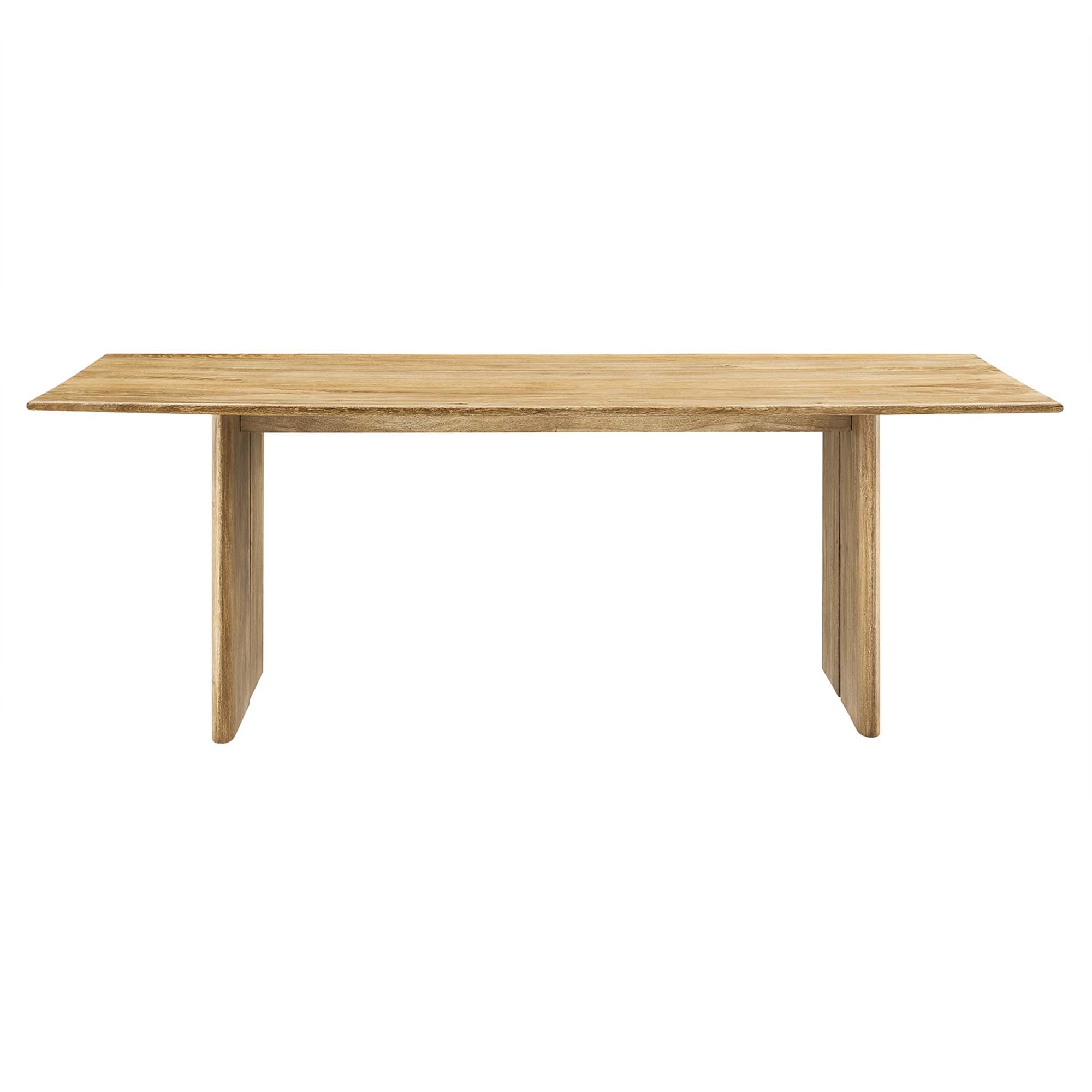 Amistad 86" Wood Dining Table in Oak