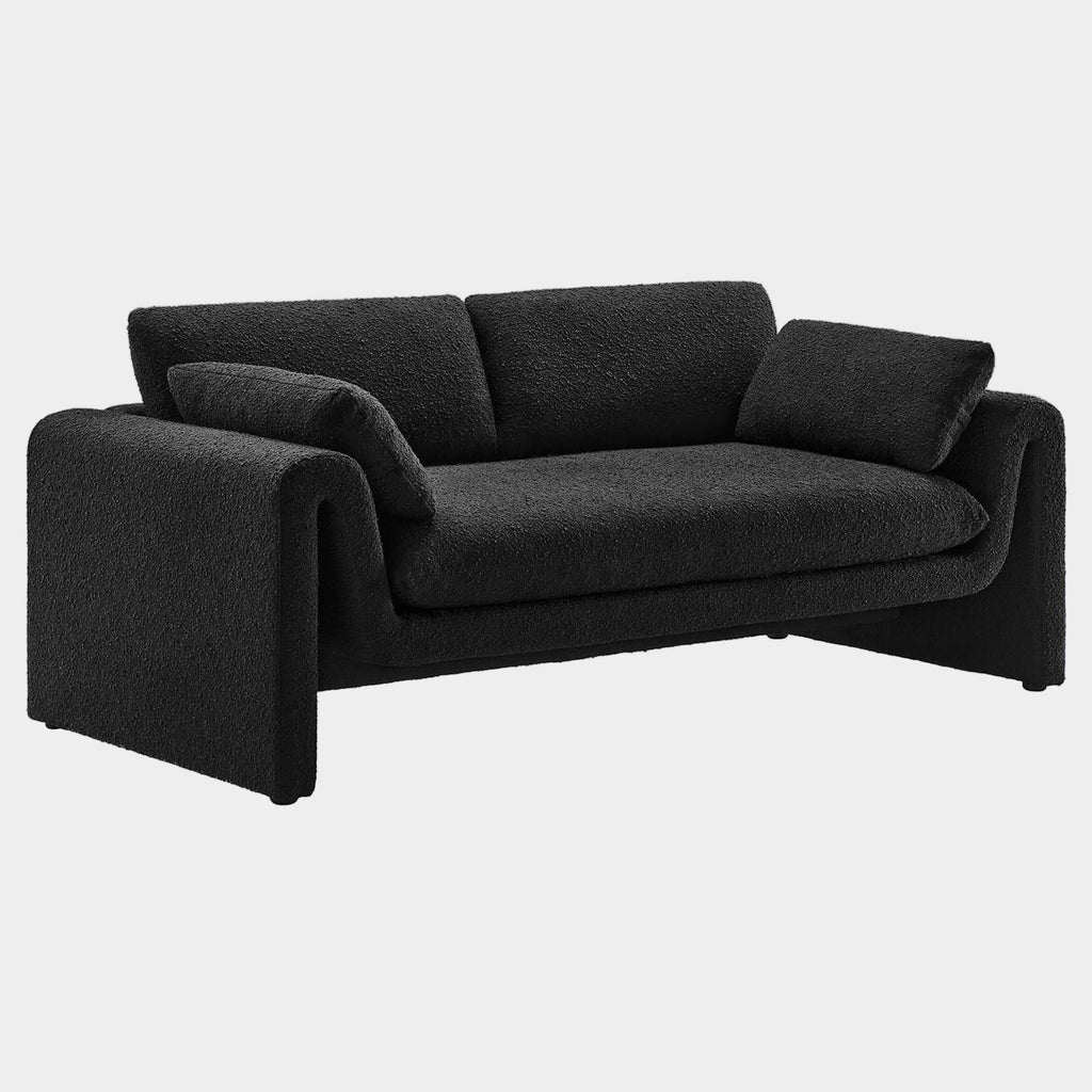 Waverly Boucle Fabric Sofa