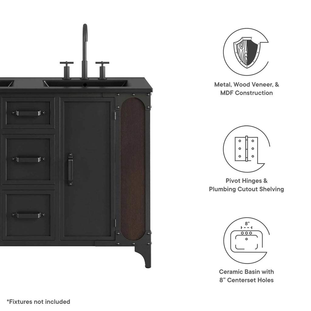 Steamforge Bathroom Vanity Cabinet Basin Not Included