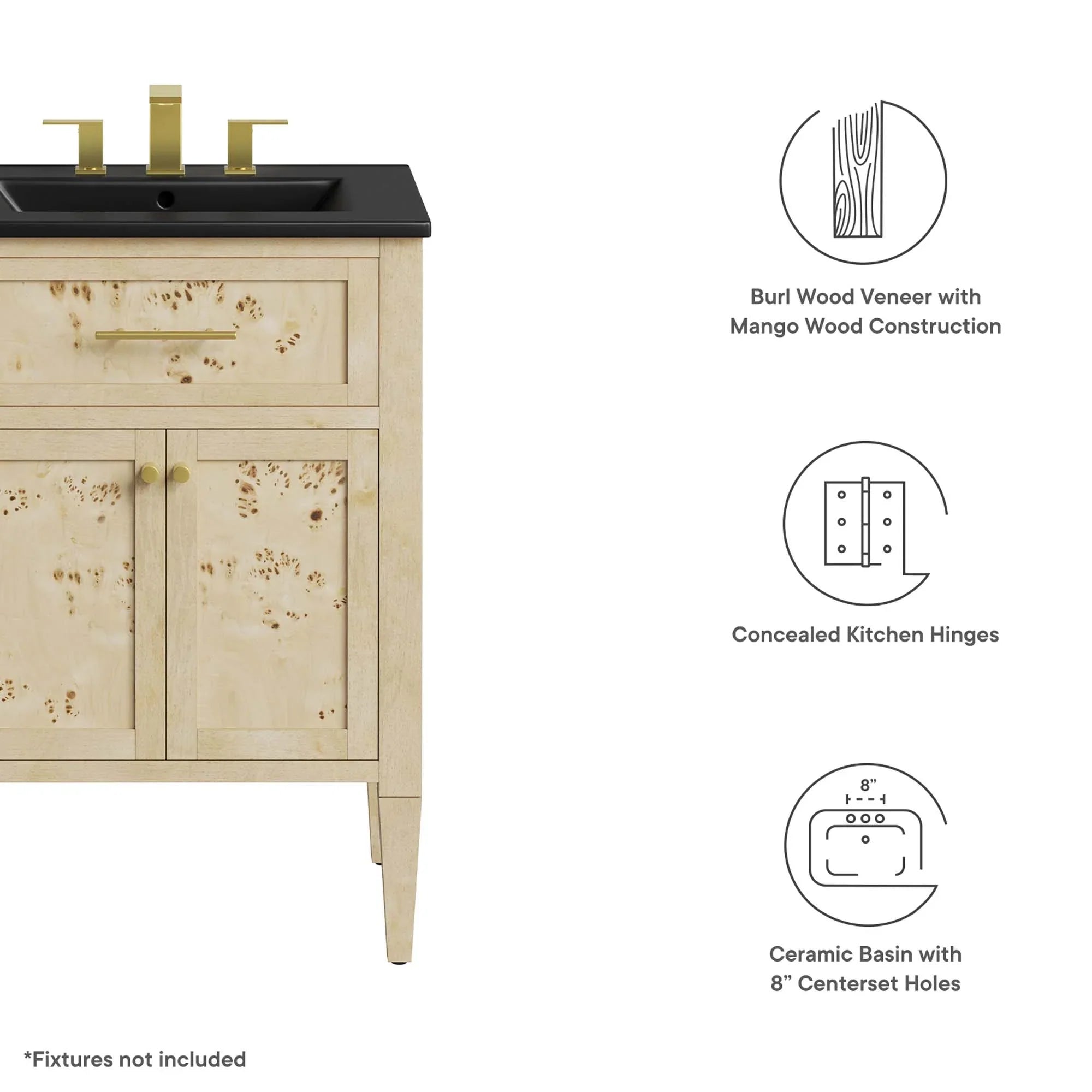 Awaken Bathroom Vanity Basin Included