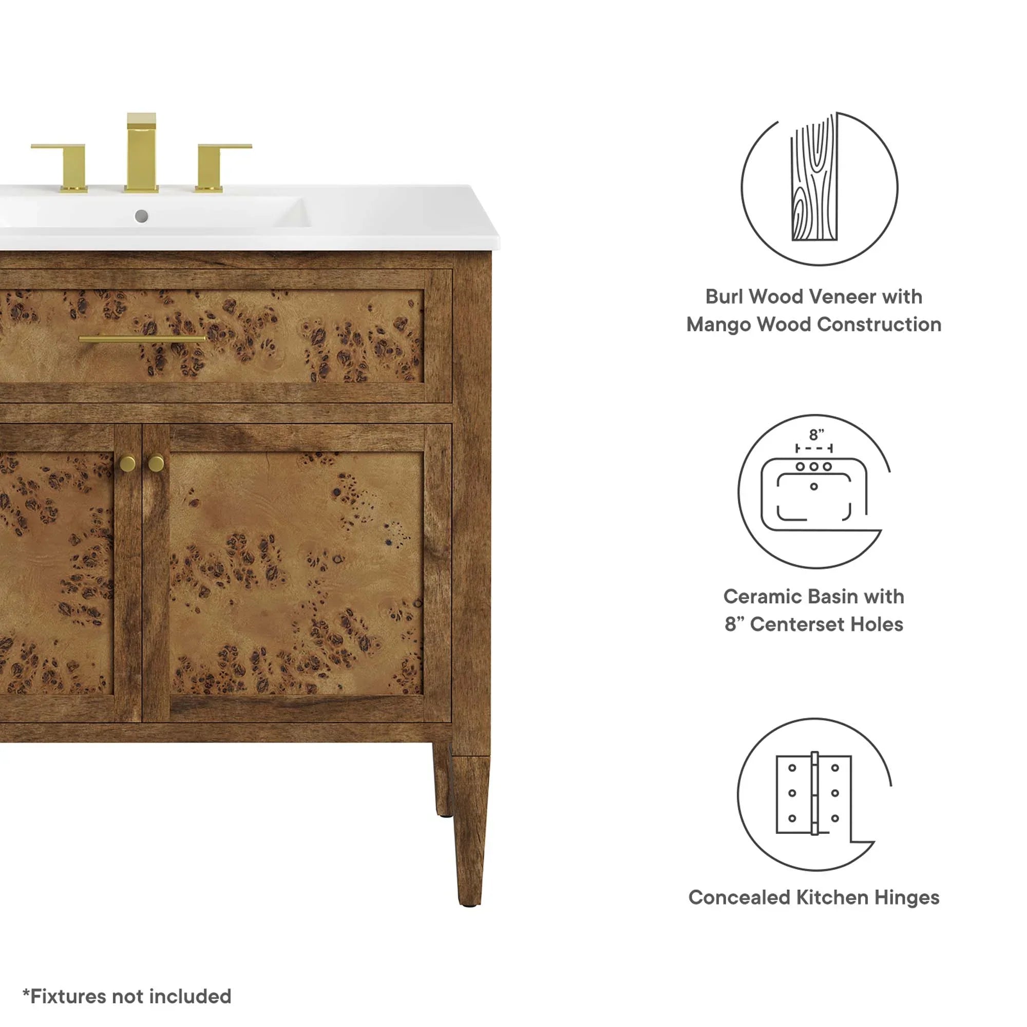 Awaken Bathroom Vanity Basin Included