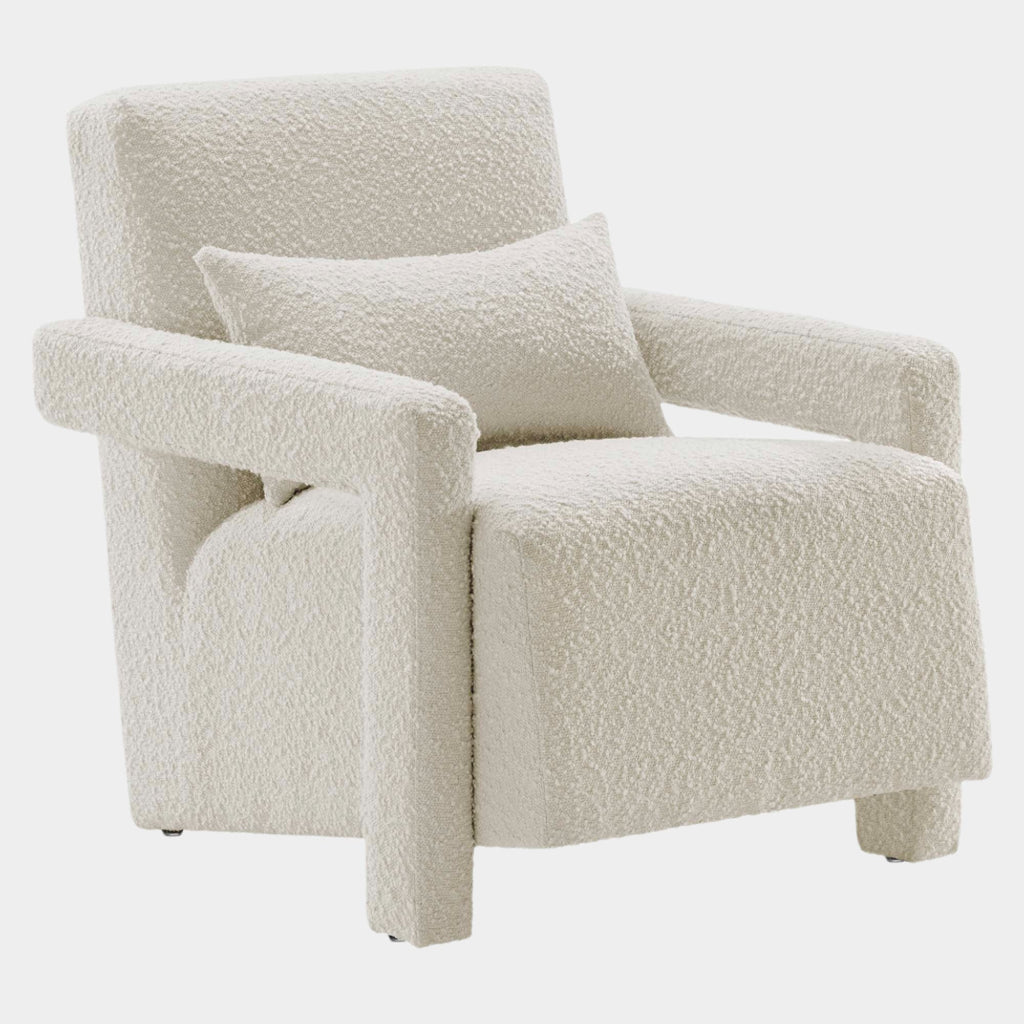 Mirage Boucle Upholstered Armchair