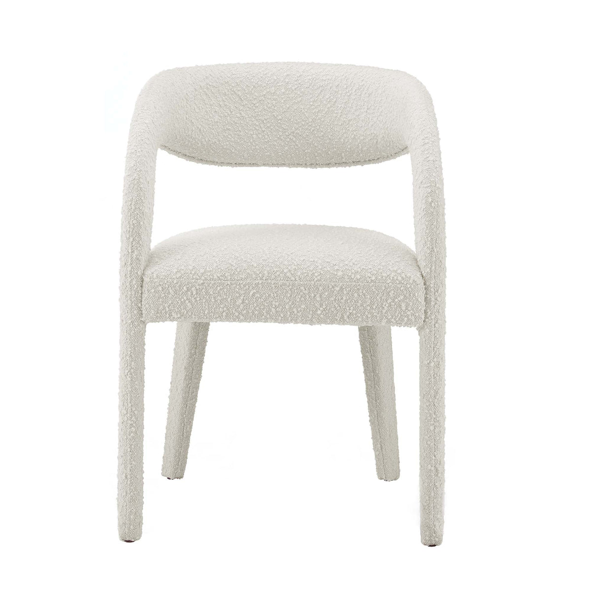 Pinnacle Boucle Upholstered Dining Chair Set of 2