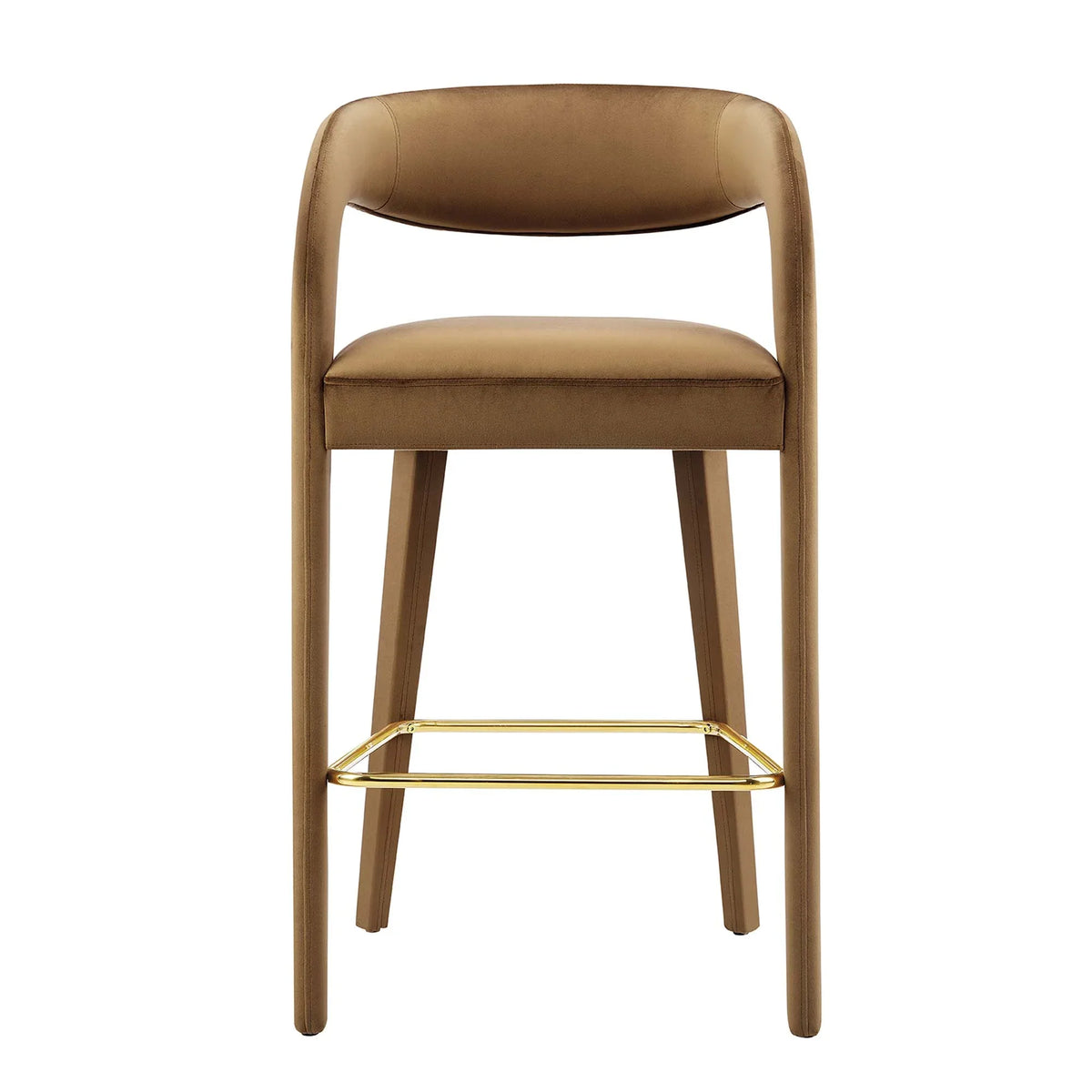 Pinnacle Performance Velvet Bar Stool Set of 2