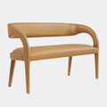 Pinnacle Vegan Leather Accent Bench