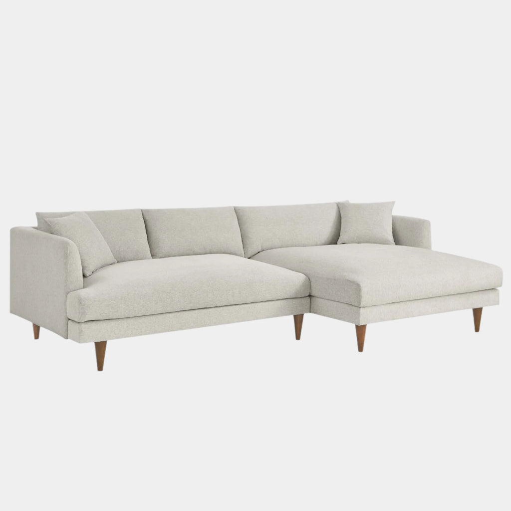 Zoya Right-Facing Down Filled Overstuffed Right Sectional Sofa