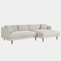Zoya Right-Facing Down Filled Overstuffed Right Sectional Sofa