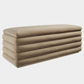 Mezzo Upholstered Performance Velvet Storage Bench