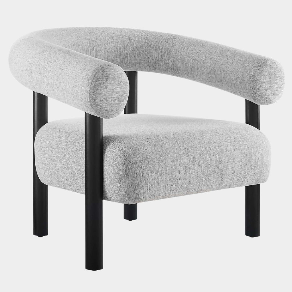 Sable Upholstered Fabric Armchair