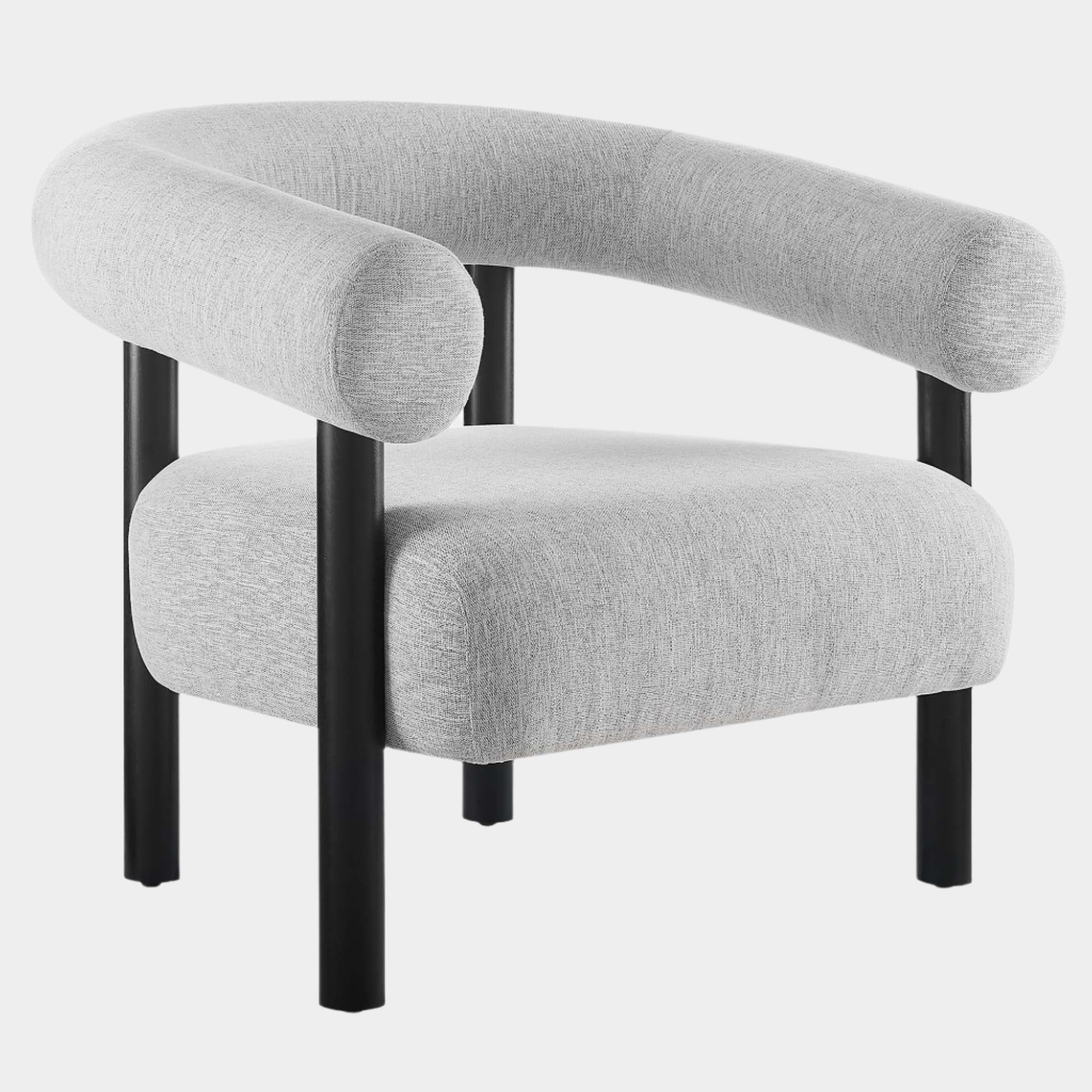 Sable Upholstered Fabric Armchair