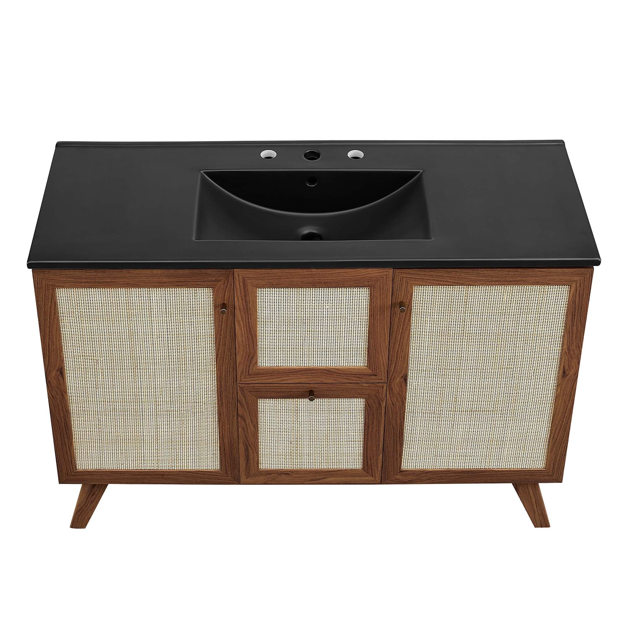Soma Bathroom Vanity with Black Basin Included