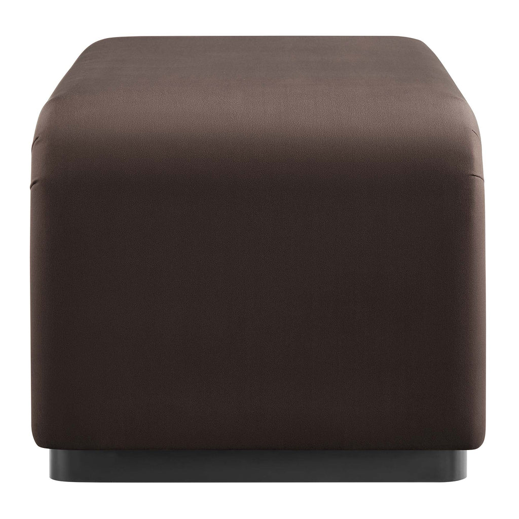 Koda Performance Velvet Waterfall Ottoman