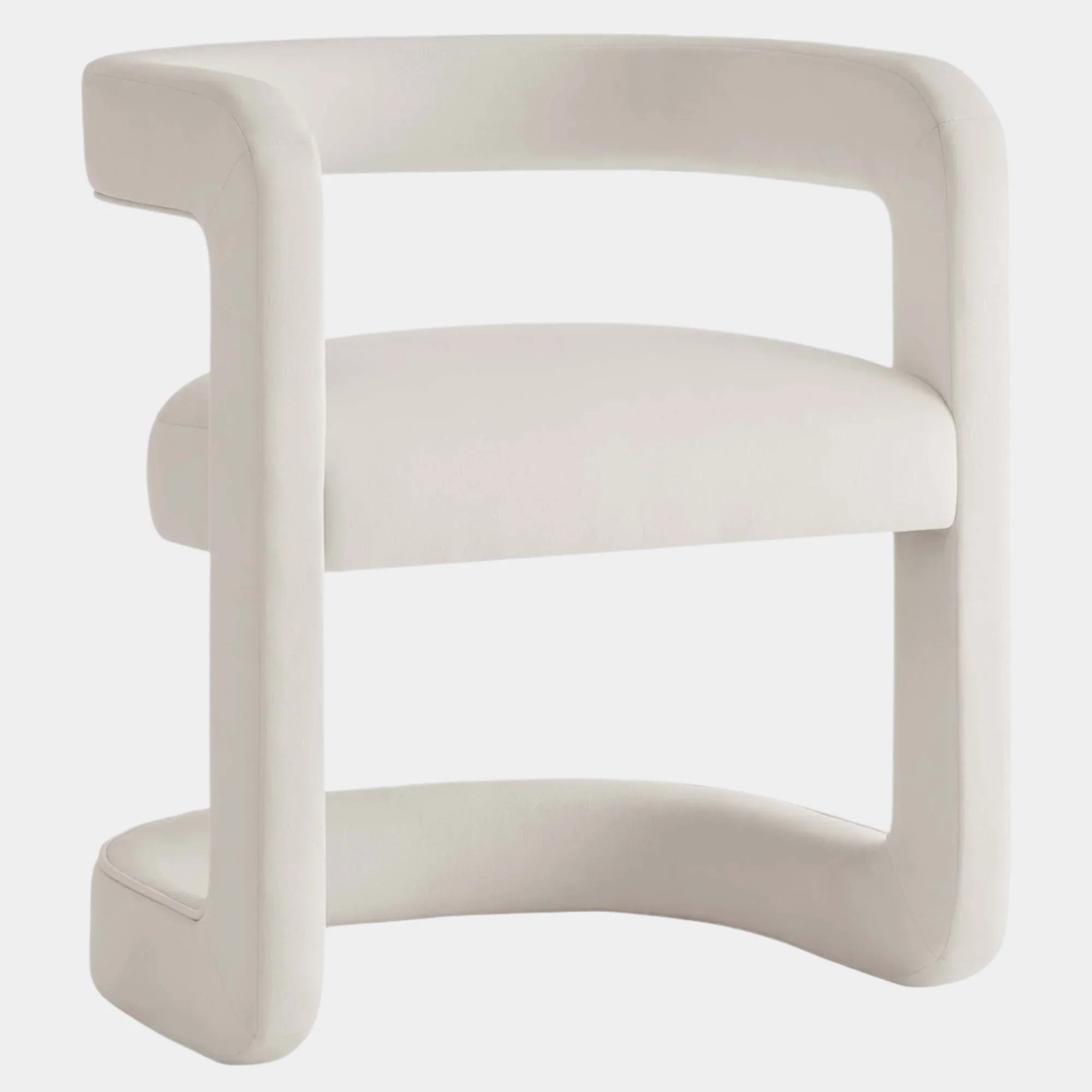Winslow Barrel Performance Velvet Dining Chair