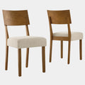 Pax Wood Dining Side Chairs Set of 2