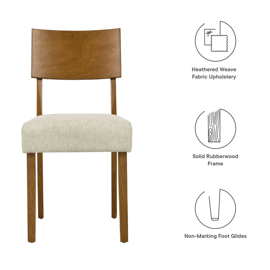Pax Wood Dining Side Chairs Set of 2