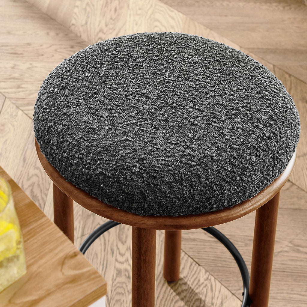 Fable Boucle Fabric Counter Stools Set of 2