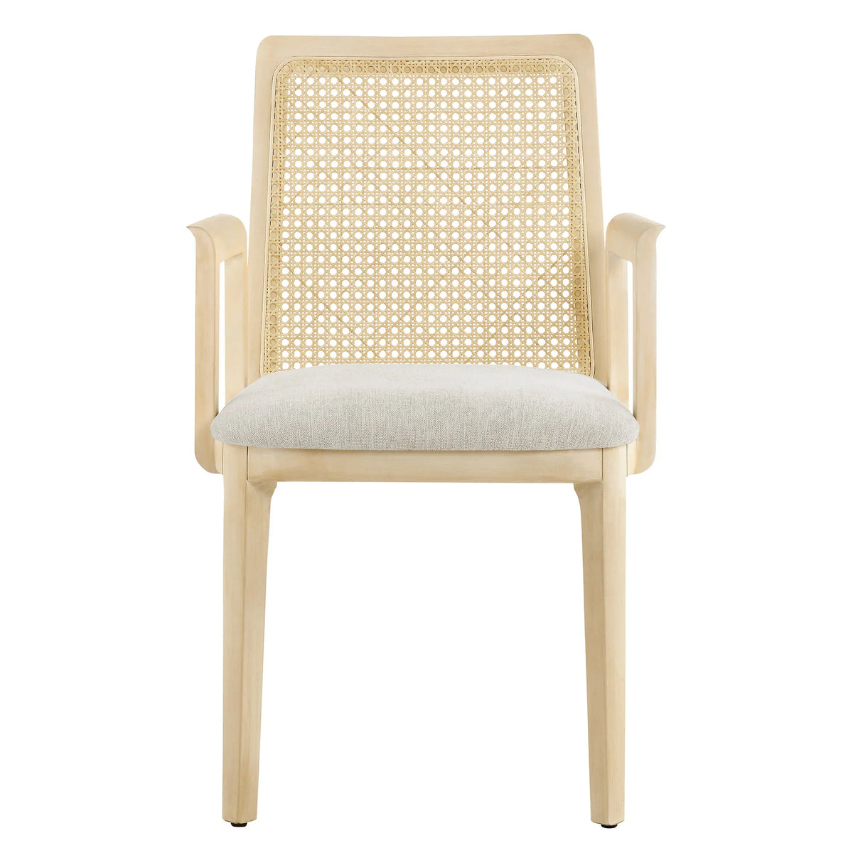 Monarch Wood and Rattan Dining Armchair
