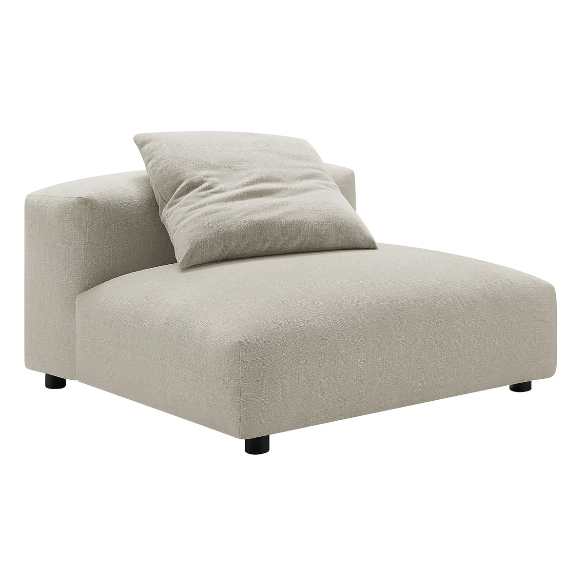 Solace 2-Piece Modular Upholstered Fabric Sofa