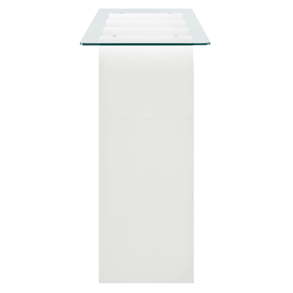 Ondine Glass Top 50" Console Table