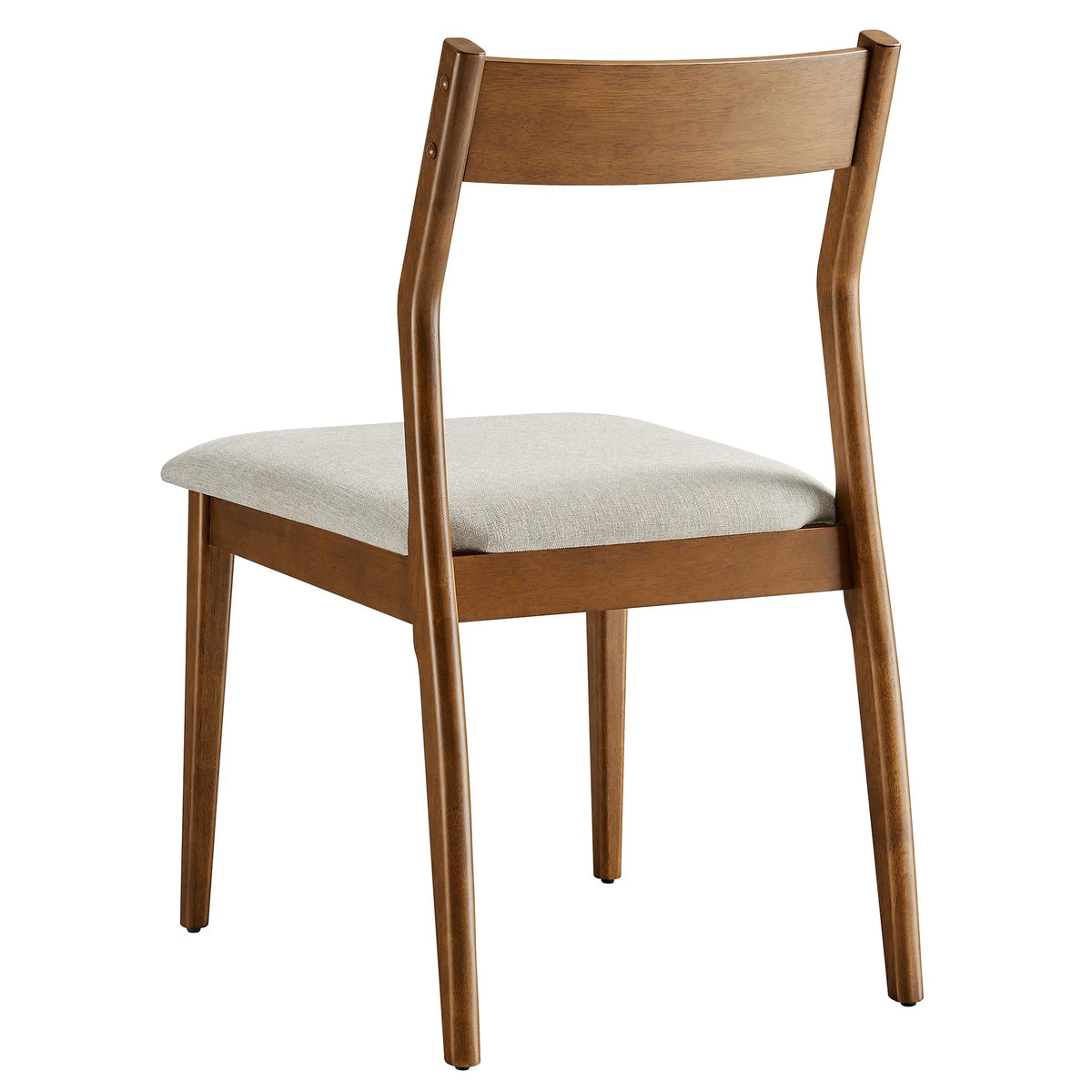 Solara Vegan Leather Wood Dining Side Chairs Set of 2