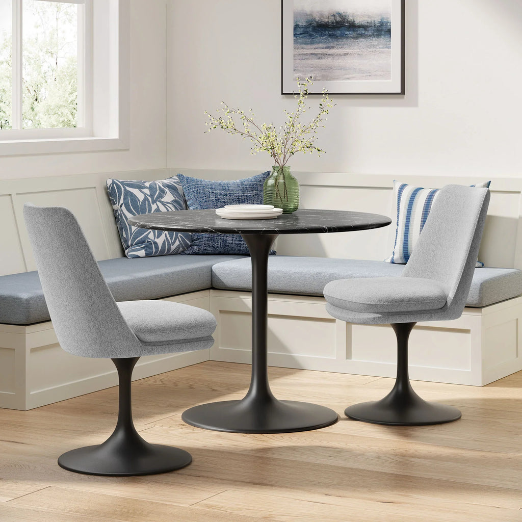 Lippa Swivel Dining Upholstered Side Chair