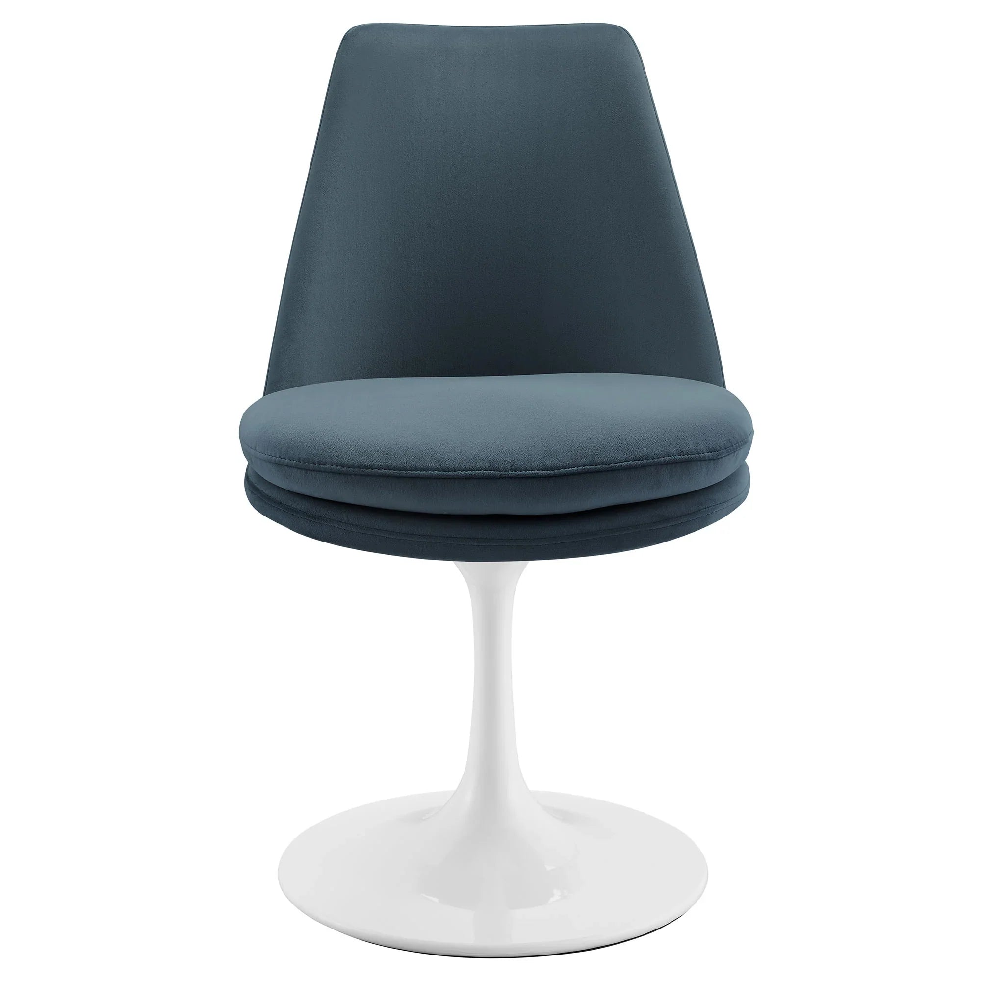 Lippa Swivel Dining Performance Velvet Side Chair