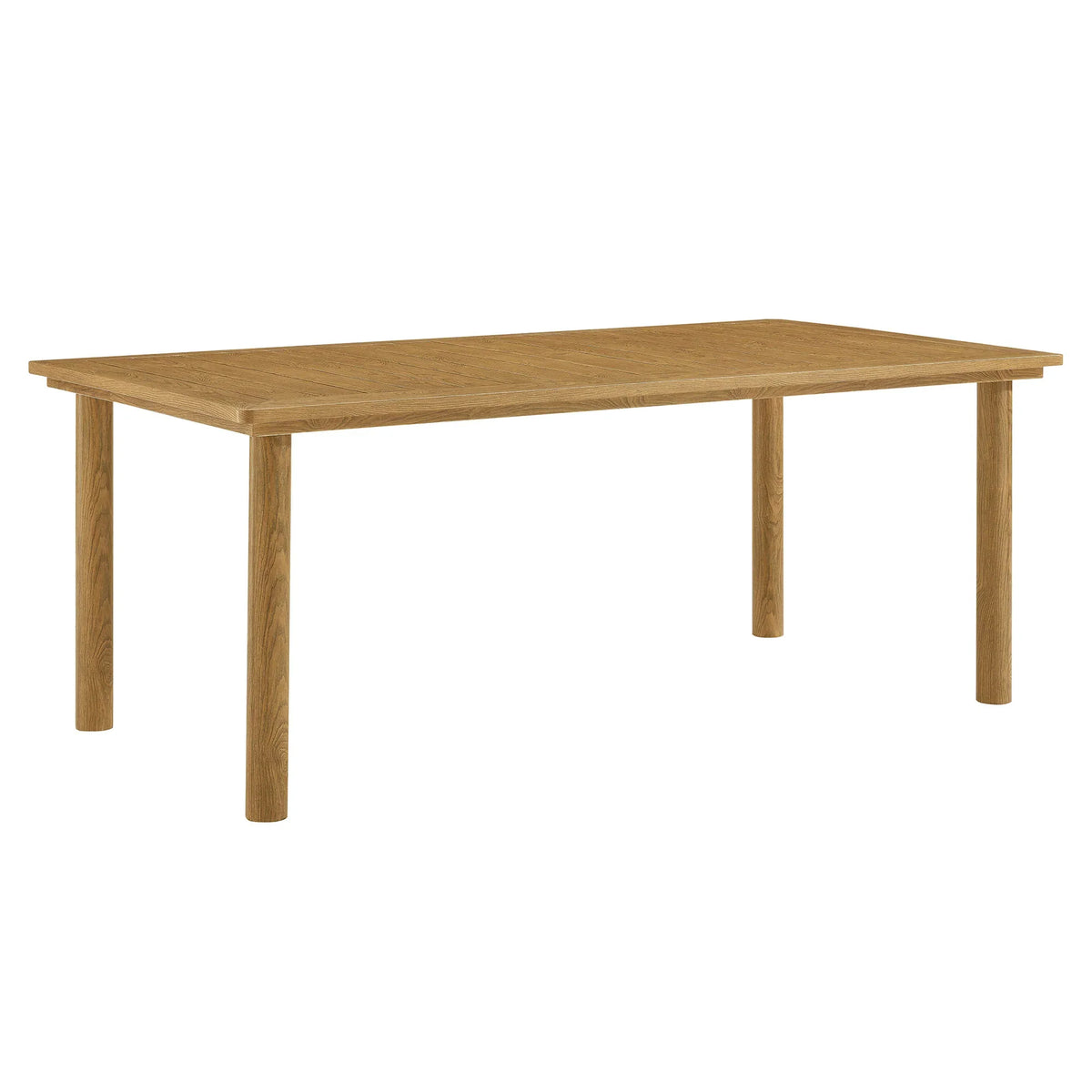 Abacus 7-Piece Rectangular Outdoor Patio Aluminum Dining Table Set