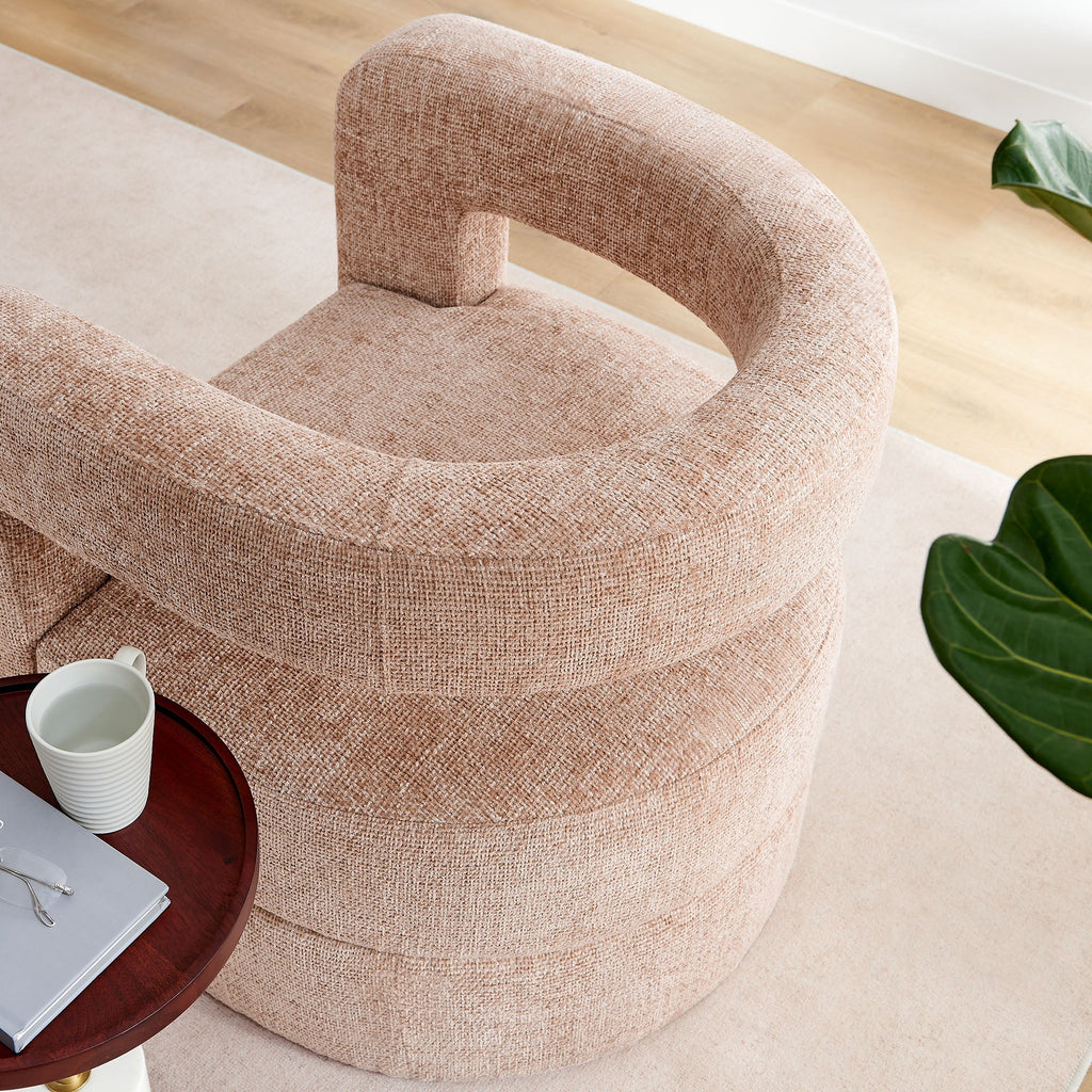 Jaylin Upholstered Chenille Accent Chair