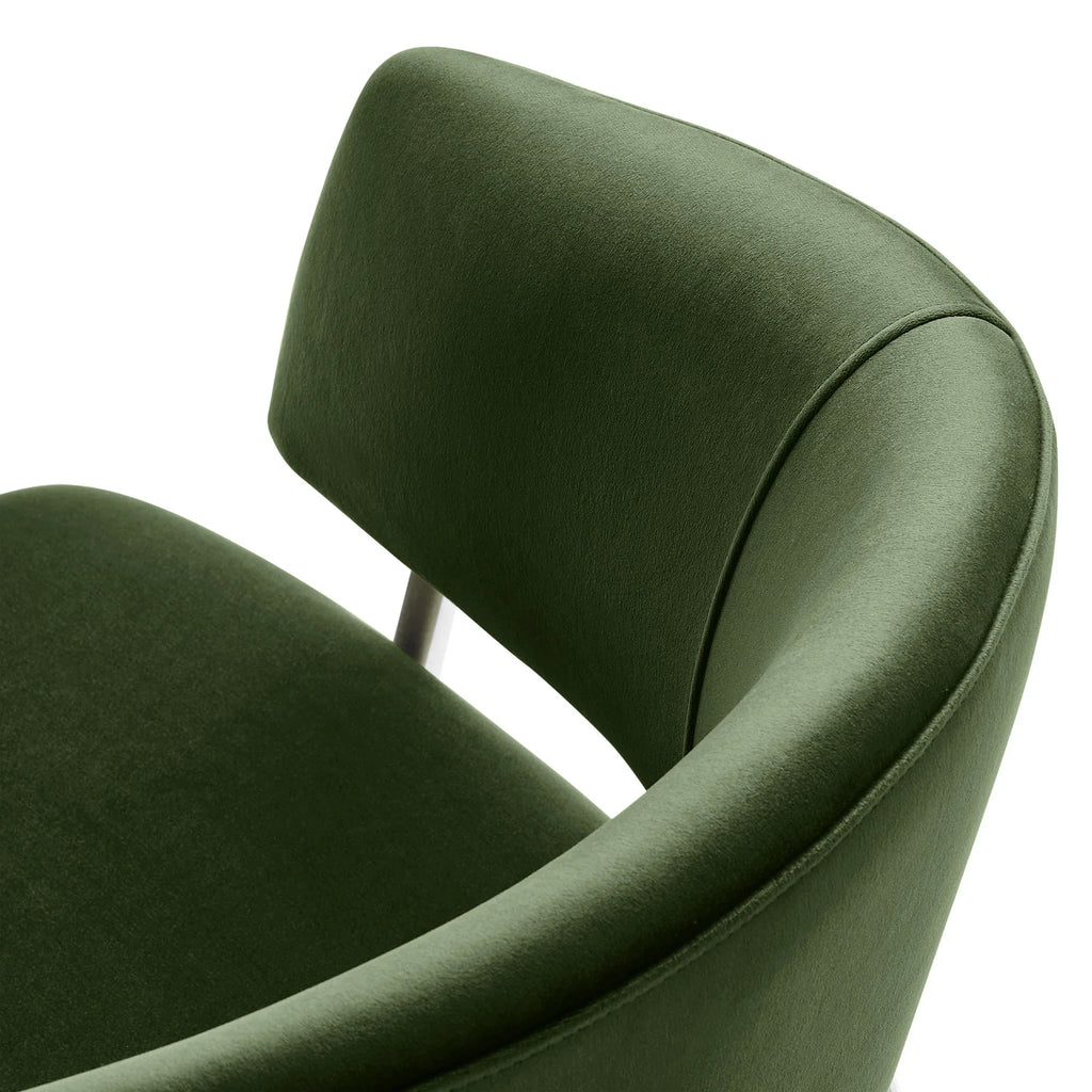 Nella Upholstered Performance Velvet Dining Chair Set of 2