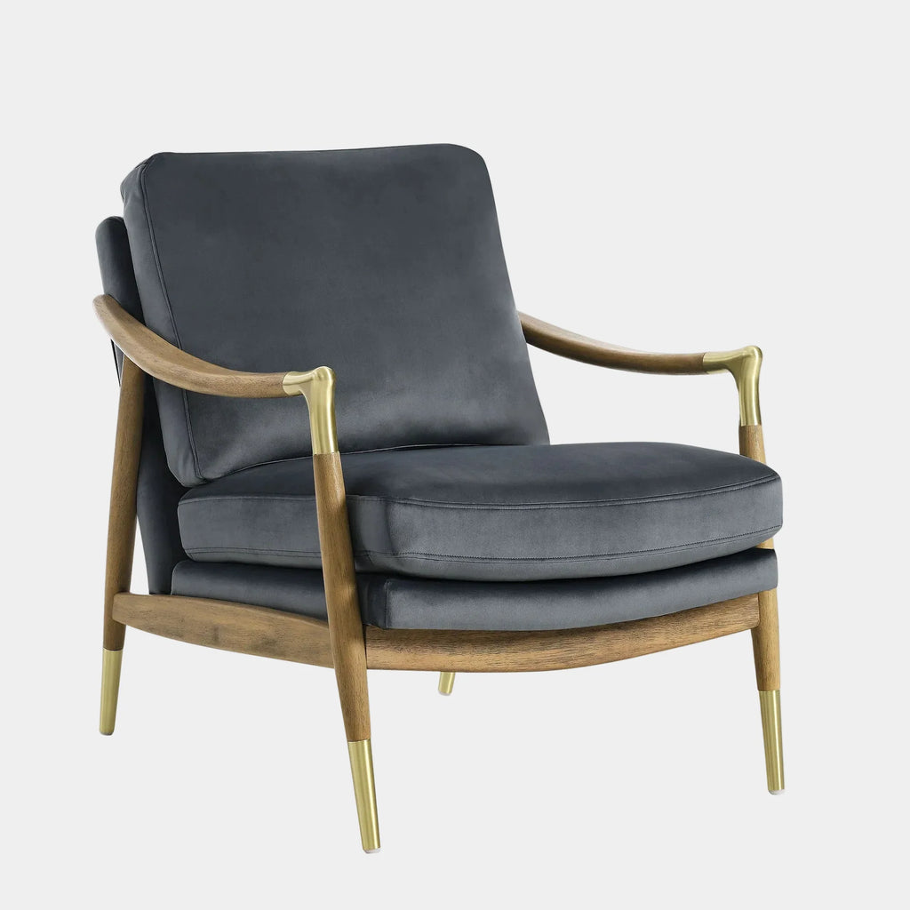 Langford Performance Velvet Accent Armchair