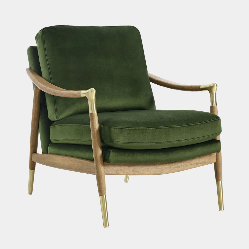 Langford Performance Velvet Accent Armchair