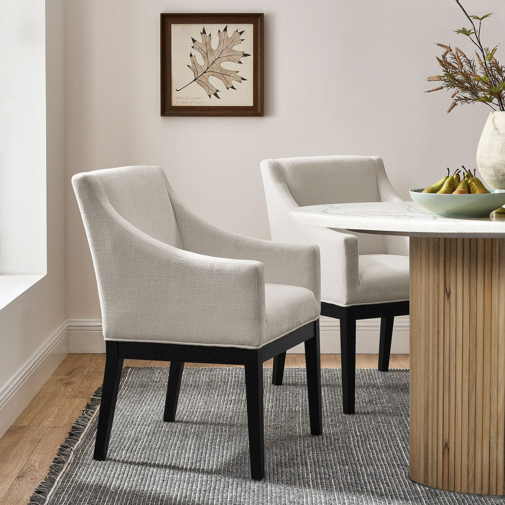 Alton Fabric Upholstered Dining Armchair