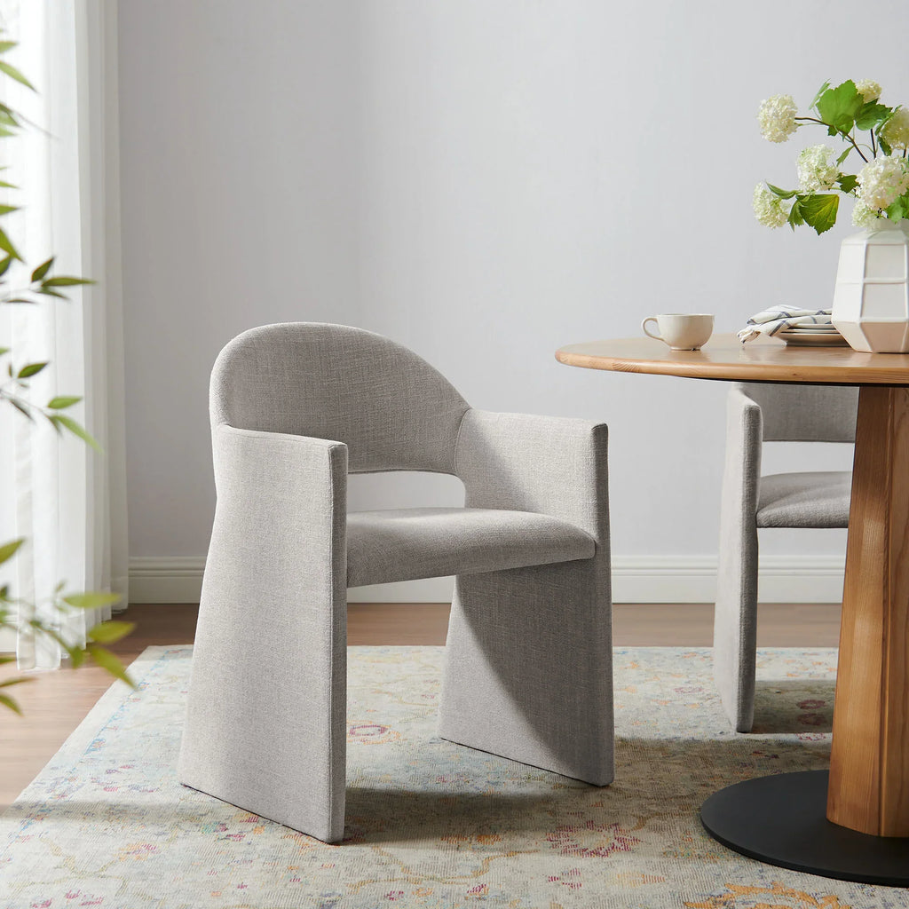 Talia Upholstered Fabric Dining Armchair