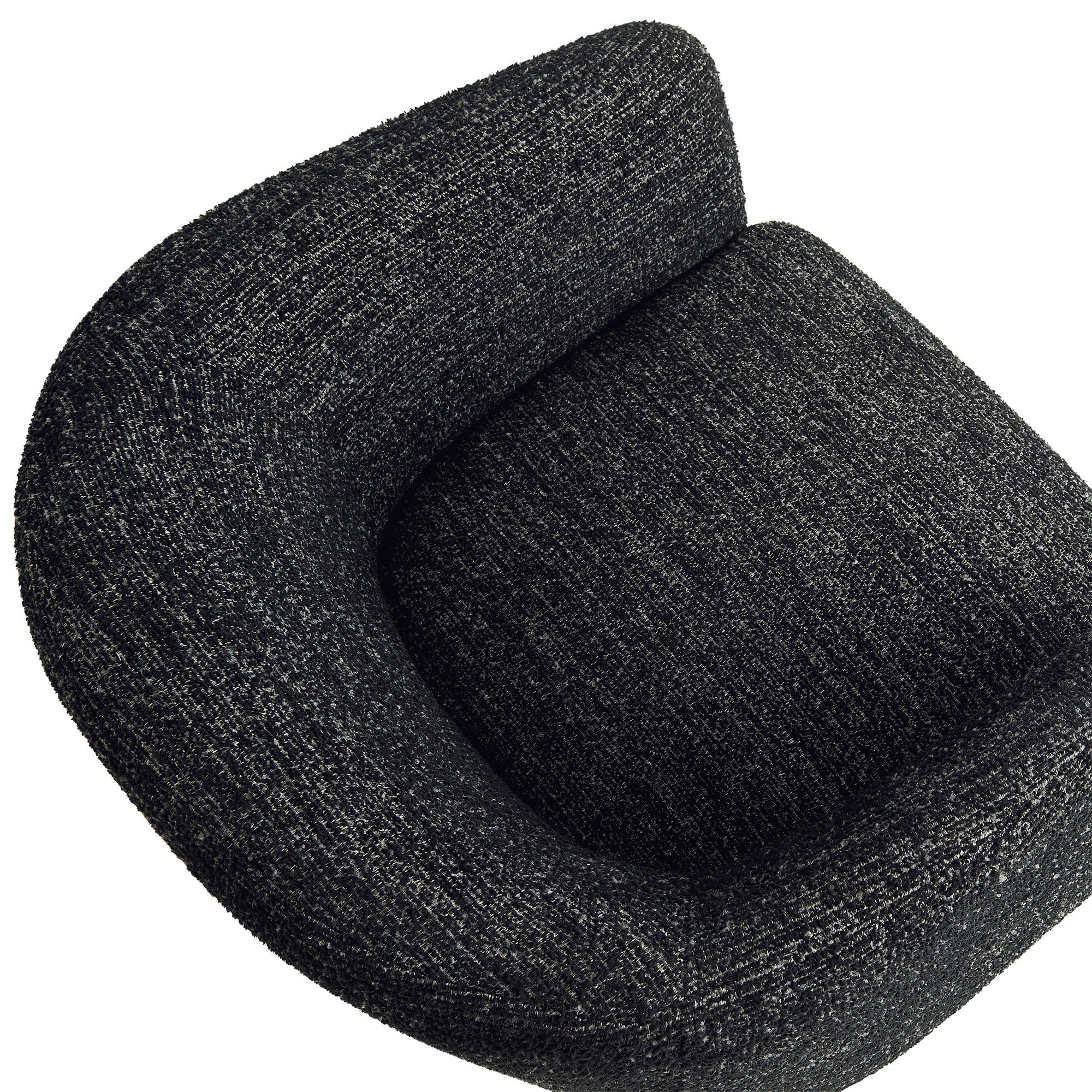 Muse Boucle Fabric Barrel Accent Chair