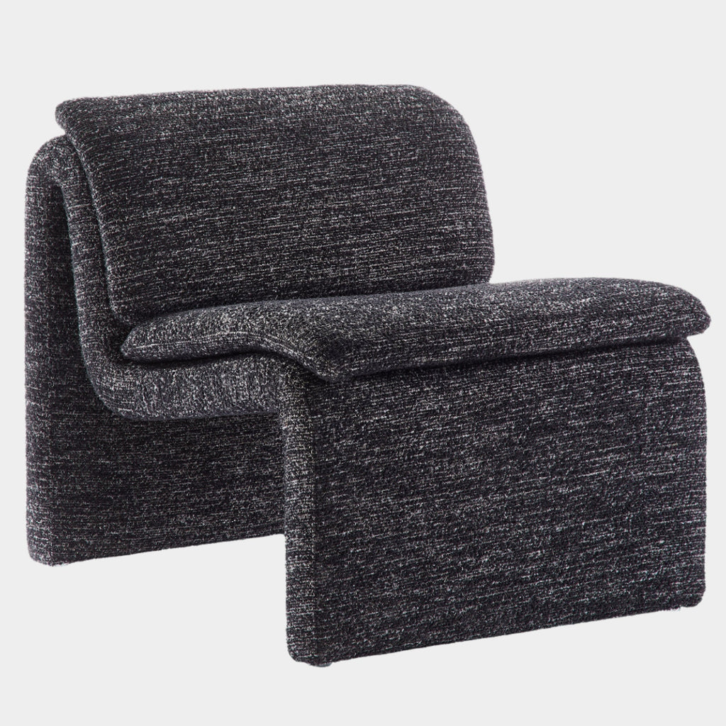 Lume Boucle Upholstered Armless Accent Chair
