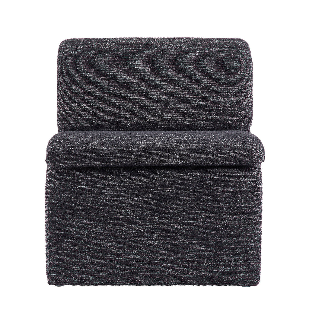 Lume Boucle Upholstered Armless Accent Chair