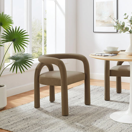 Astrid Performance Velvet Dining Chair