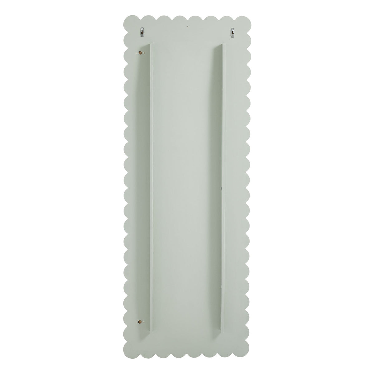 Emmeline Scalloped Rectangle Floor Mirror