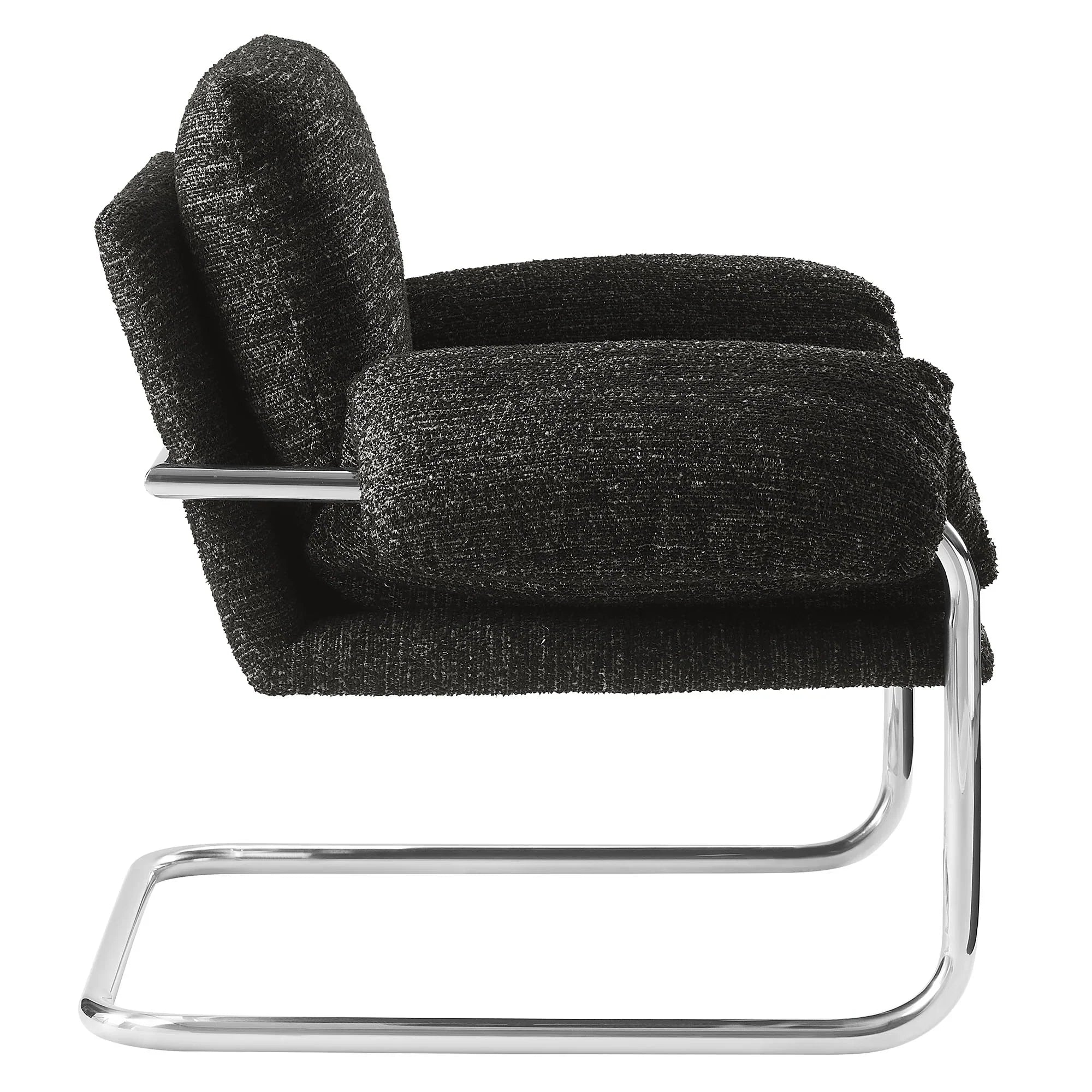 Ansel Boucle Fabric Accent Chair