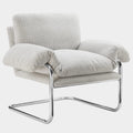 Ansel Boucle Fabric Accent Chair