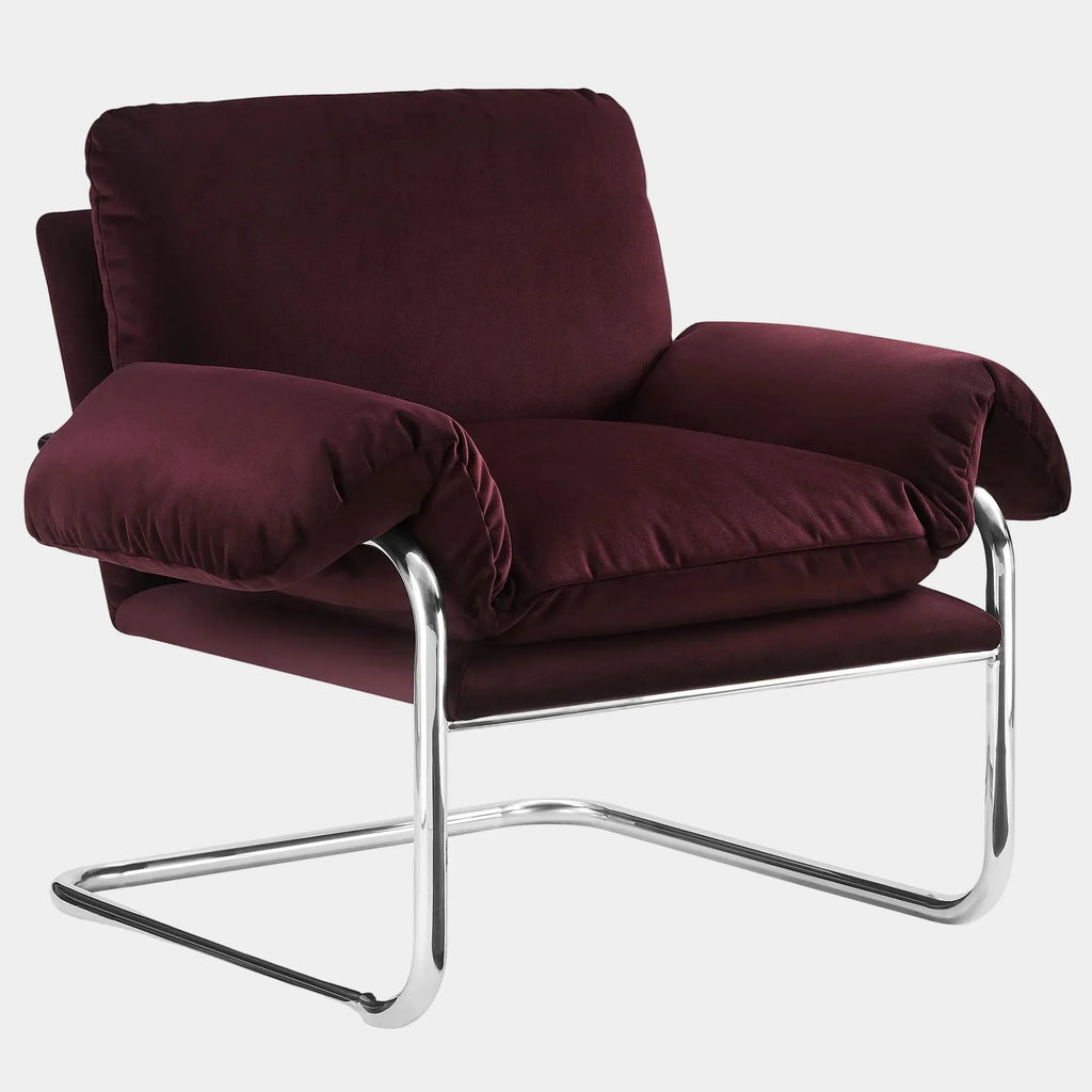 Ansel Performance Velvet Accent Chair