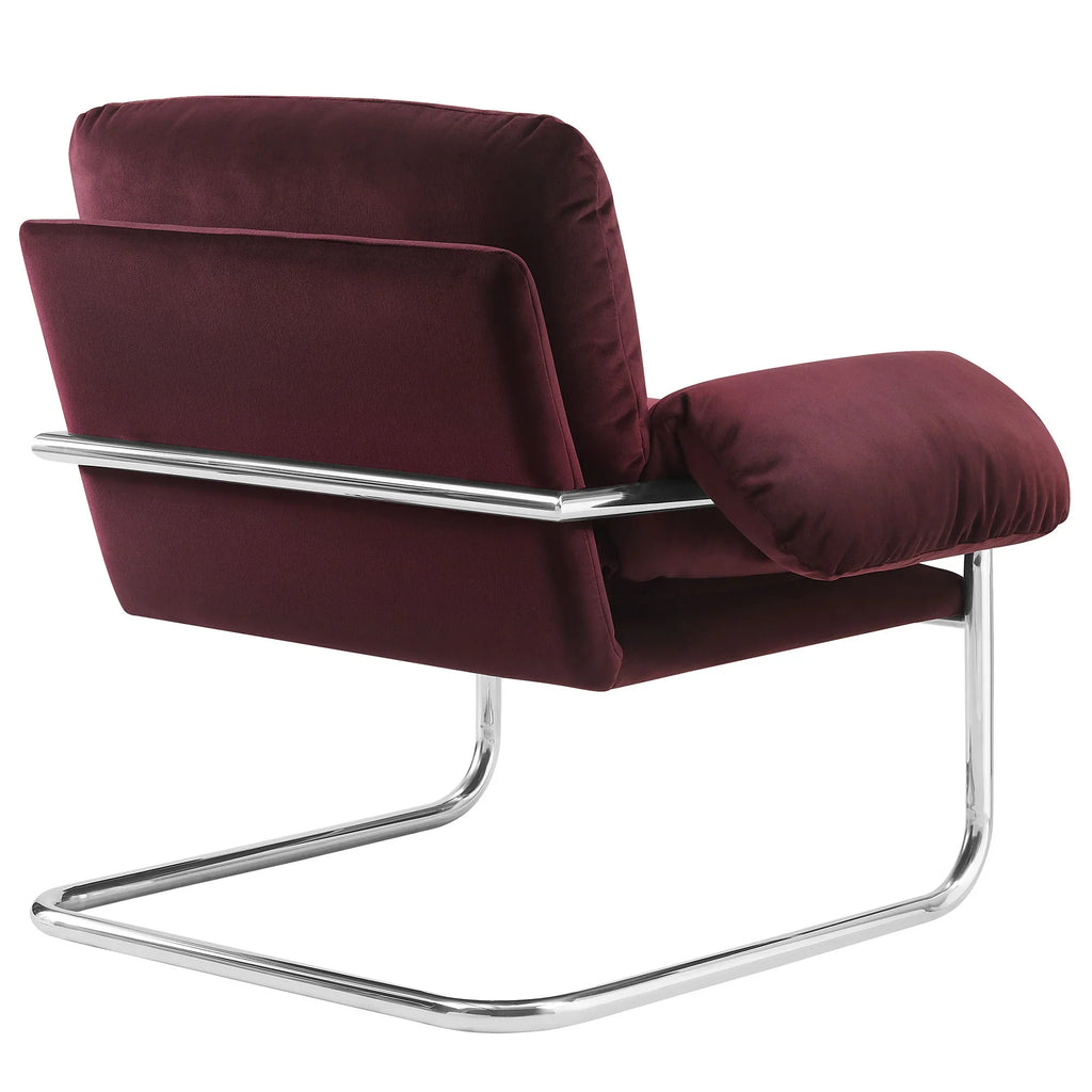 Ansel Performance Velvet Accent Chair
