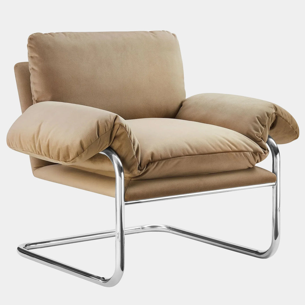 Ansel Performance Velvet Accent Chair