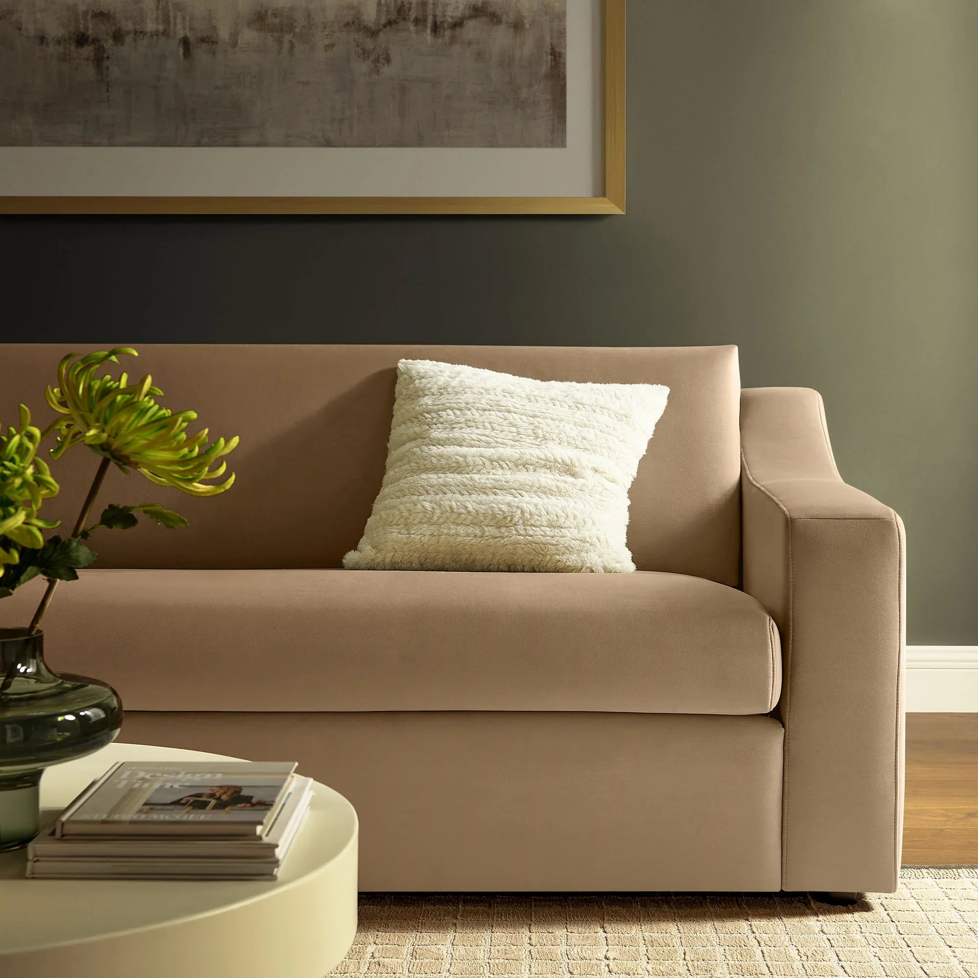 Liora Performance Velvet Sofa