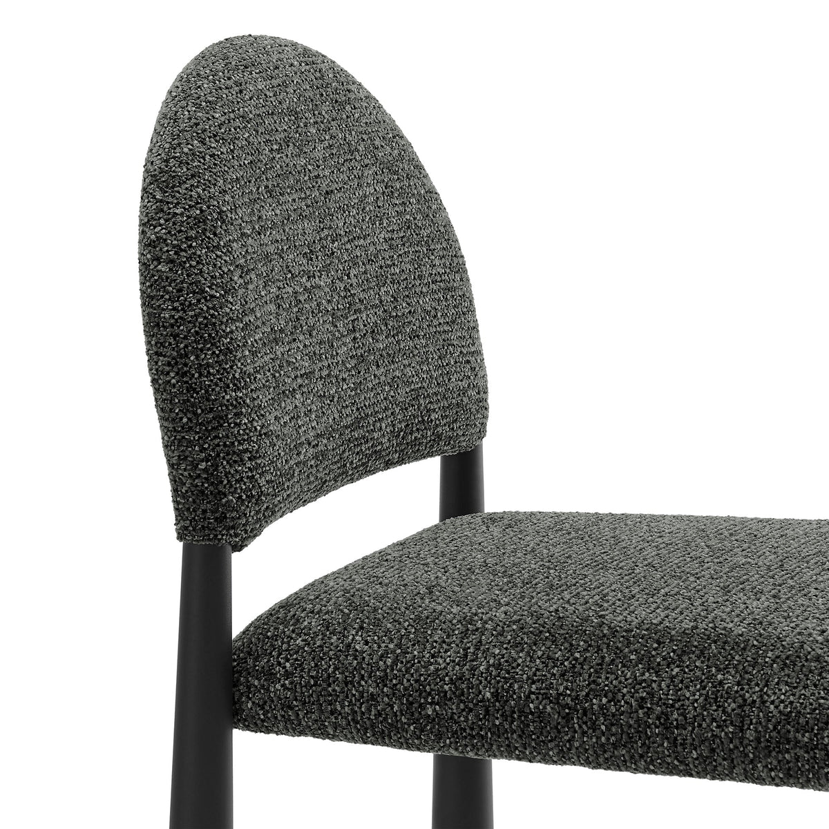 Hayley Upholstered Fabric Counter Stool