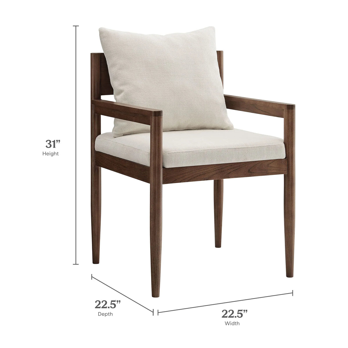 Remington Wood Dining Armchair
