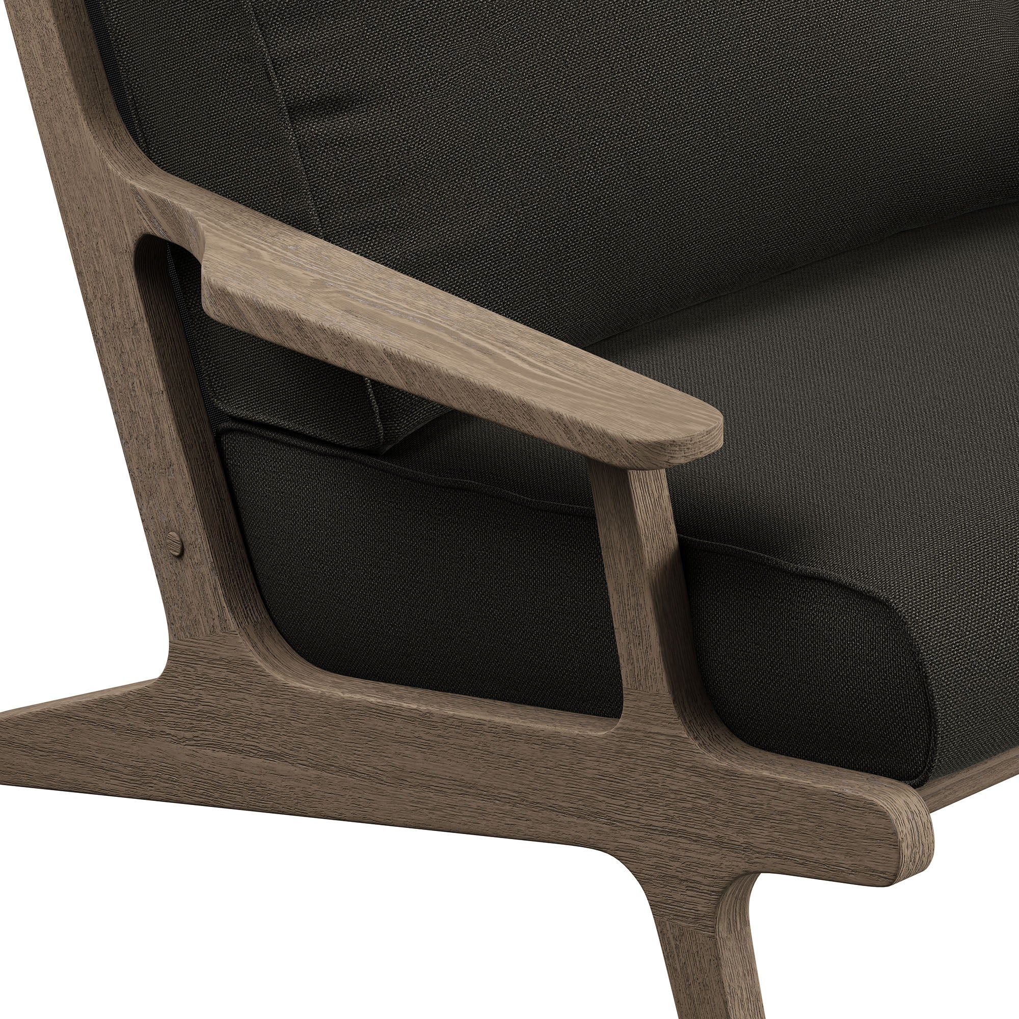 Saratoga Outdoor Patio Teak Wood Armchair