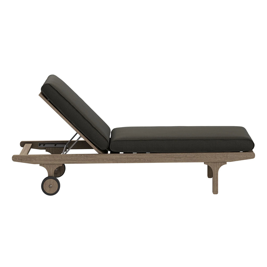 Saratoga Outdoor Teak Chaise Lounge Chair