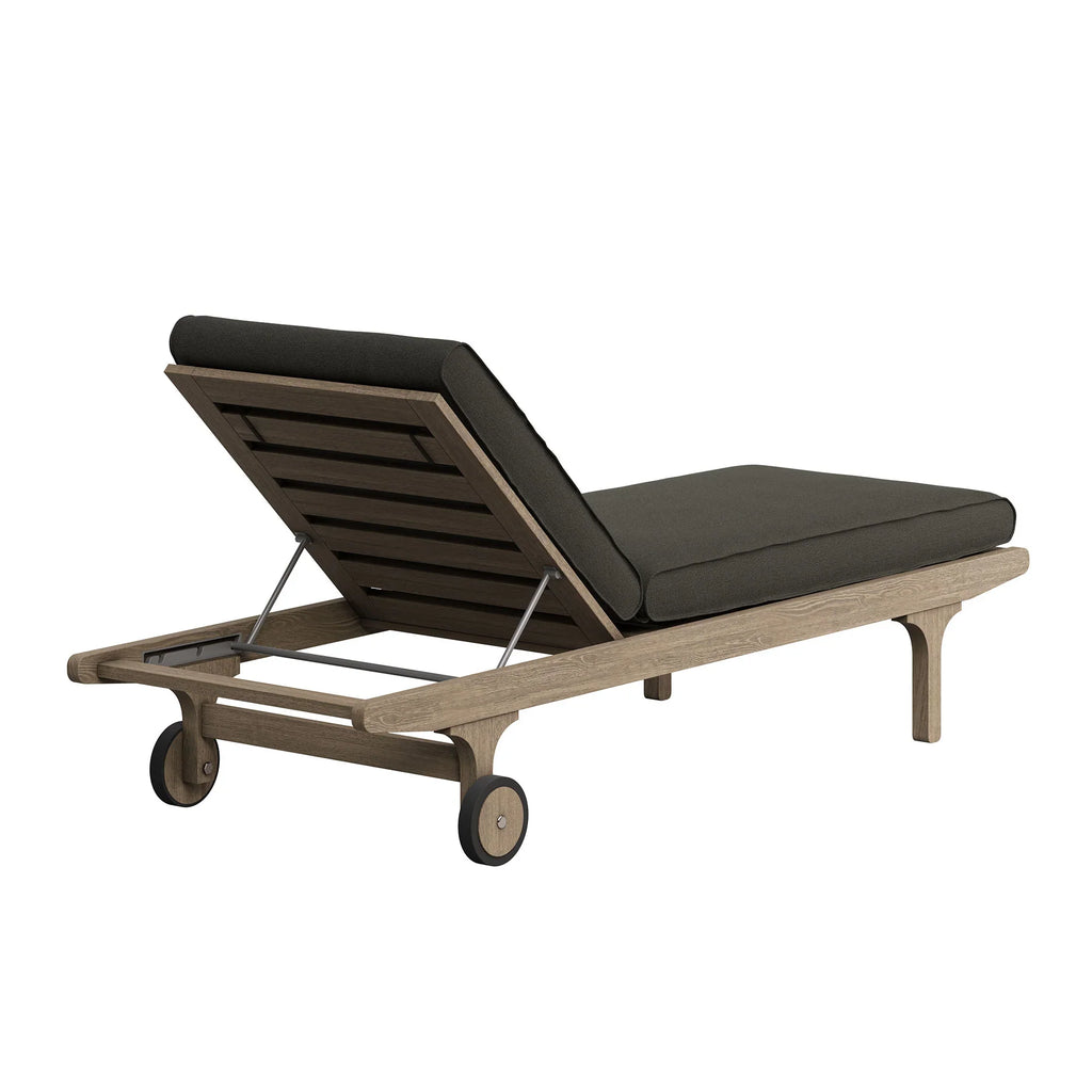 Saratoga Outdoor Teak Chaise Lounge Chair
